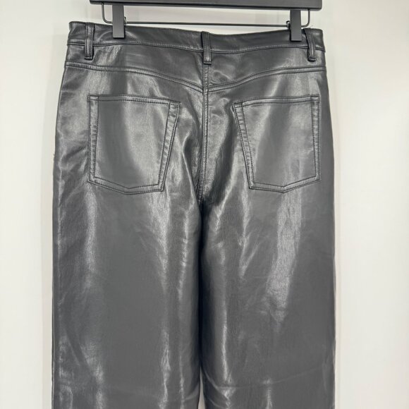 Aritzia Wilfred The Melina Vegan Leather Pant in Black Womens Size 10 - Picture 10 of 16